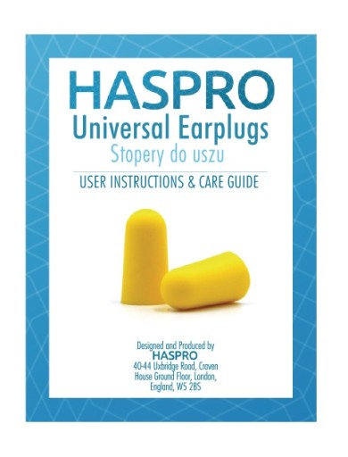 Универсальные затычки для ушей Haspro, пробки, 10 пар.