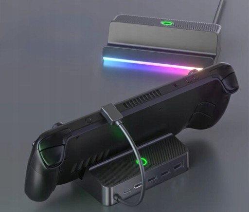 Расширенные интерфейсы Steam Deck с RGB.