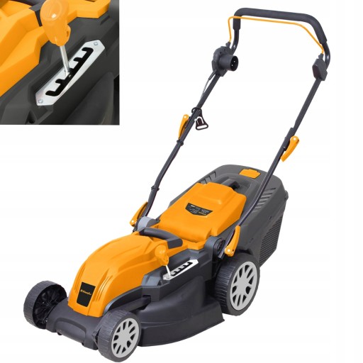 ЭЛЕКТРИЧЕСКАЯ КОСИЛКА 3000ВТ И МОЩНАЯ 38СМ ДЛЯ ТРАВЫ RIWALL REM 3817 PRO