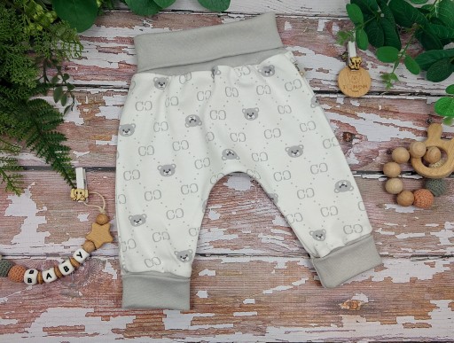 PÓŁŚPIOCHY BEZ STÓP SPODNIE BAGGY 74 BABY BEAR /54/