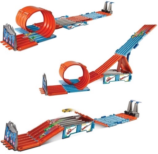 Набор Hot Wheels Track 3в1 гоночная коробка GKT87