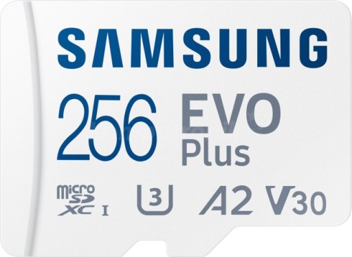 КАРТА ПАМЯТИ SAMSUNG MICRO SD XC EVO+ U3 256 ГБ 4K 160 МБ/с