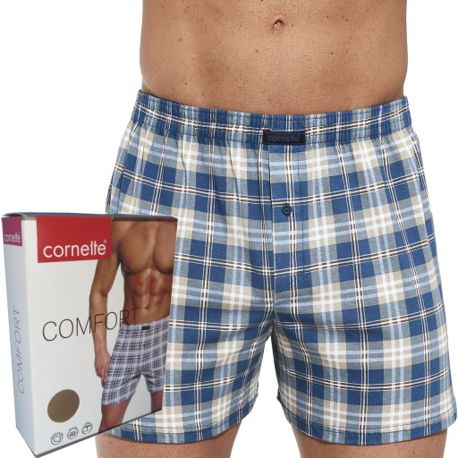 Шорты-боксеры CORNETTE COMFORT коробка свободная 008/254 клетчатая