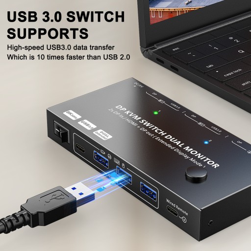 KC-KVM212DH-NA-Конвертер ПК-KVM-переключатели