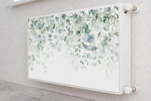 MATA MAGNETYCZNA NA GRZEJNIK MAGNES LIŚCIE EUKALIPTUSA NATURA 90x60