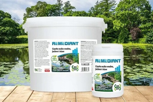 BAKTERIE do OCZKA wodnego STAWÓW Naturalne BAKTERIE REMEDIANT USUWA GLONY 5