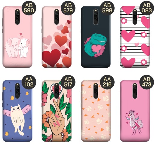 ЧЕХОЛ ДЛЯ XIAOMI REDMI 8 LOVE PATTERNS