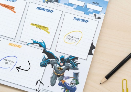Еженедельный планировщик DC Comics Batman A4