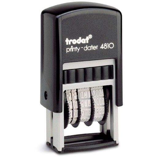 ШТАМП ДАТЫ TRODAT 4810 DMR САМОКРАСКА