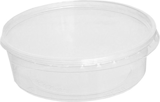 Pojemnik OKRĄGŁY 125 ml PP + wiekczko 100 szt.