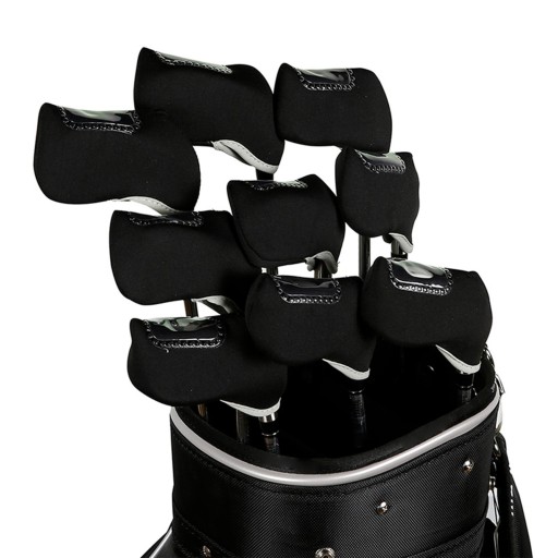 10Pcs Golf Iron Headcovers Set Wrap Protector