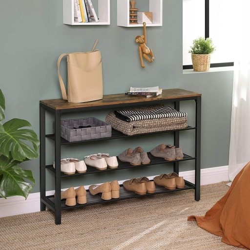 КНИЖНЫЙ ШКАФ ПОЛКА ДЛЯ ОБУВИ HALLEY RUSTIC LOFT