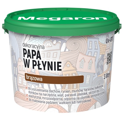 Megaron Liquid papa 1 л + кисть БЕСПЛАТНО (сменная упаковка)
