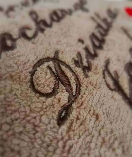 Komplet ręczników 70/140 na Dzień Babci i Dziadka z haftowanym imieniem