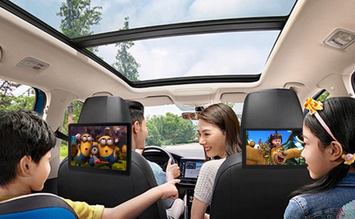 Monitor zagłówkowy 11,6 Calowy Android WiFi Bluetooth HDMI USB Airplay 4+64