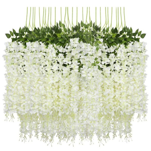 Искусственная глициния Wisteria Laburnum 110 см 12 шт.