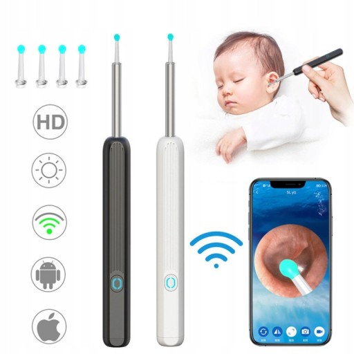 УМНАЯ ОТОСКОПНАЯ КАМЕРА ВОСК ДЛЯ ЧИСТКИ УШЕЙ WIFI HD