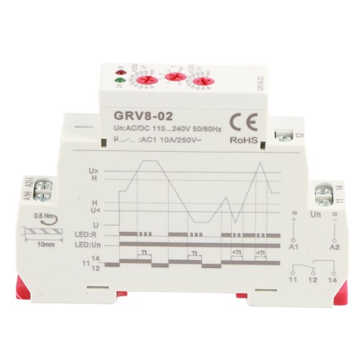 ГРВ8-02 Реле контроля однофазное