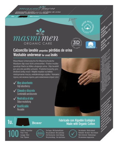 Мужские боксеры Masmi при недержании мочи - XL