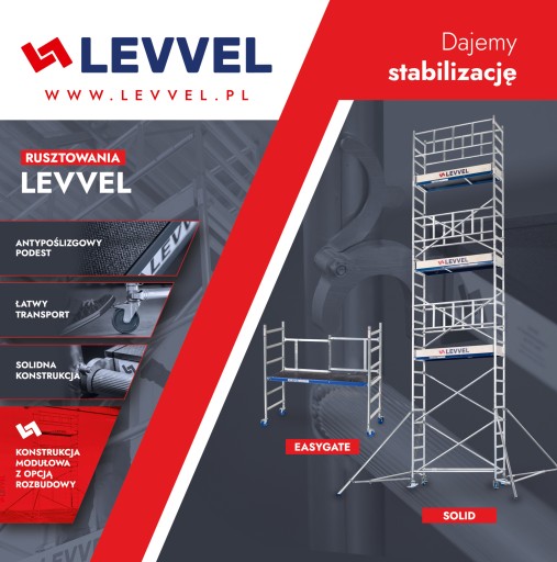 LEVVEL EasyGate 3 м алюминиевые передвижные леса