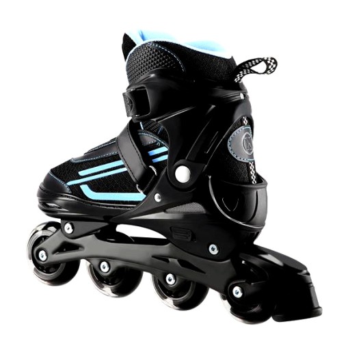 РЕГУЛИРУЕМЫЕ СВЕТОДИОДНЫЕ РЕЗИНОВЫЕ ролики 39-42 ABEC-7 Nils