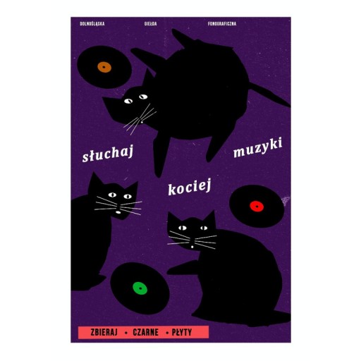Kotki SET Польская школа плаката, серия Kocia Art Cats