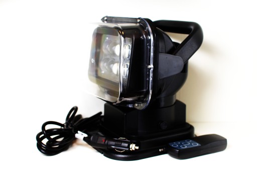 LAMPA ROBOCZA LEDOWA REFLEKTOR LED HALOGEN 50W NA PILOT BEZPRZEWODOWA 12-24