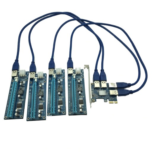 АДАПТЕР ПОРТОВ PCI-E RISER SPLITTER V1