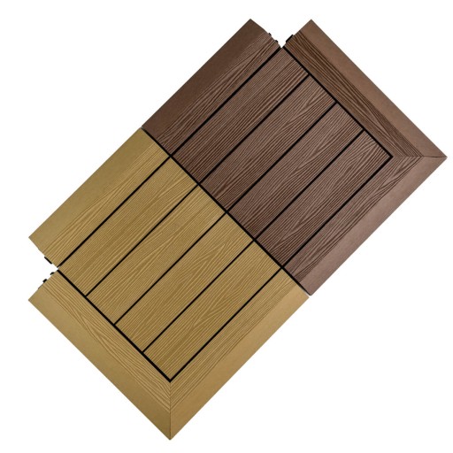 3D Композитная Терраса Для Террасы Медовый Тик 30 x 30 x 2,5 см