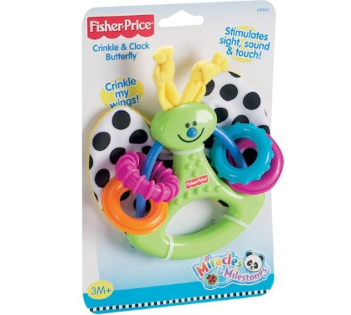 Grzechotka Fisher Price Wiosenny Motylek H9463 motyl