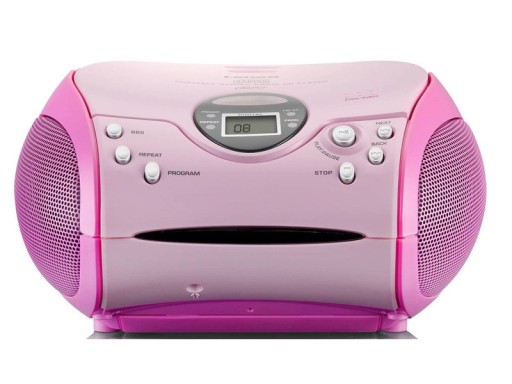 Radioodtwarzacz LENCO SCD-24 CD FM Różowy