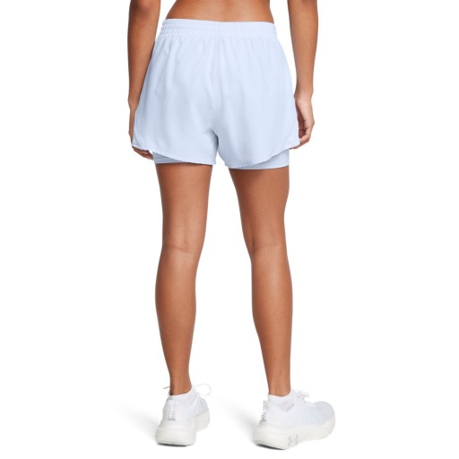 Женские шорты для бега Under Armour UA Fly By 2in1 Short - синие