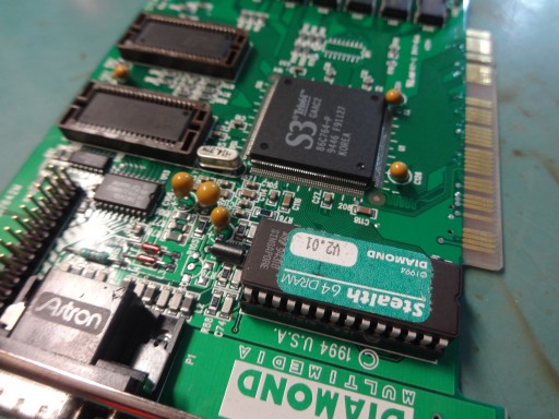 Видеокарта VGA PCI S3 Trio64 GAAC2 DIAMOND