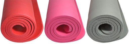 Мат фитнес йога толстая 15 -мм не -сластика EB fit