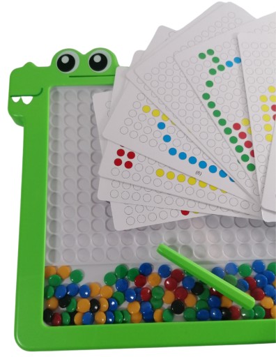 TABLICA MAGNETYCZNA mozaika MAGPAD Montessori XXL SZABLONY DINOZAUR