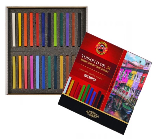 Koh-I-Noor PASTELE SUCHE TOISON DOR 24 KOLORY 8584