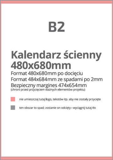 ПЛАКАТ-КАЛЕНДАРЬ В ПОЛОСКУ B2, 10 шт.
