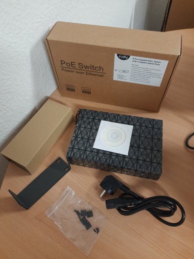 КОММУТАТОР PoE+ 10 портов GS1010P 120 Вт 1 Гбит/с VLAN CCTV