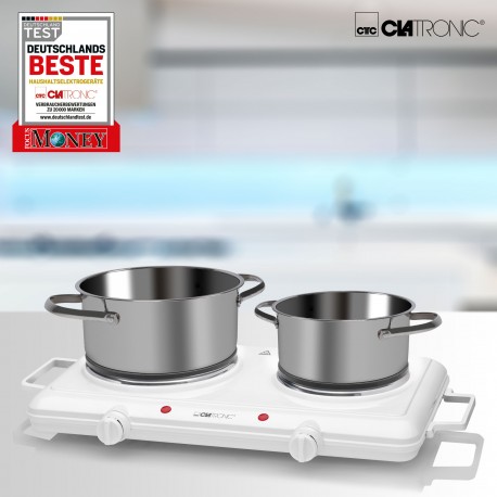 ЭЛЕКТРИЧЕСКАЯ ПЛИТА С ДВУМЯ КОНФОРМАМИ Clatronic DKP 35
