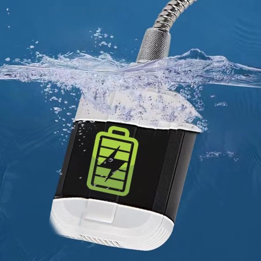 ЭЛЕКТРИЧЕСКИЙ ДУШЕВОЙ НАБОР С ЗАРЯДКОЙ USB, 2200 МАЧ МОЩНЫЙ