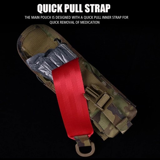 VULPO Тактическая военная медицинская аптечка IFAK Pouch MOLLE Rapid