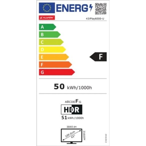 ALLVIEW Telewizor 43 cale LED 43IPLAY6000-U