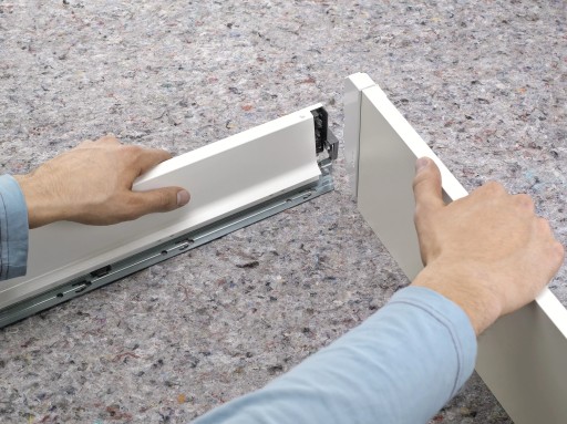 BLUM Szuflada Tandembox 500 Niska wewn. M Biała