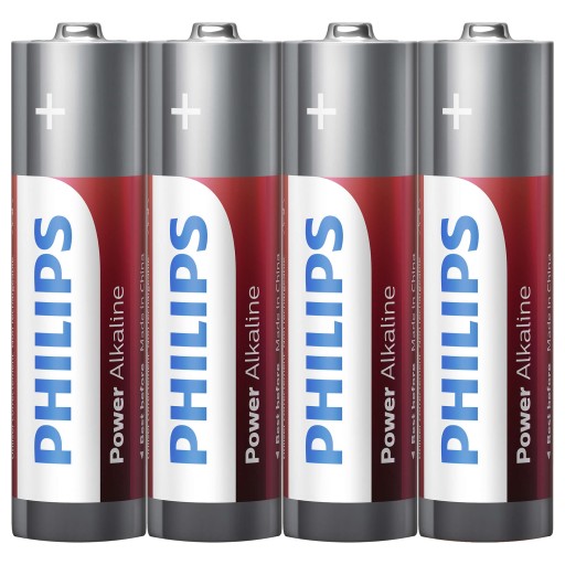 Baterie LR6 AA PHILIPS Power Alkaline blister 4szt