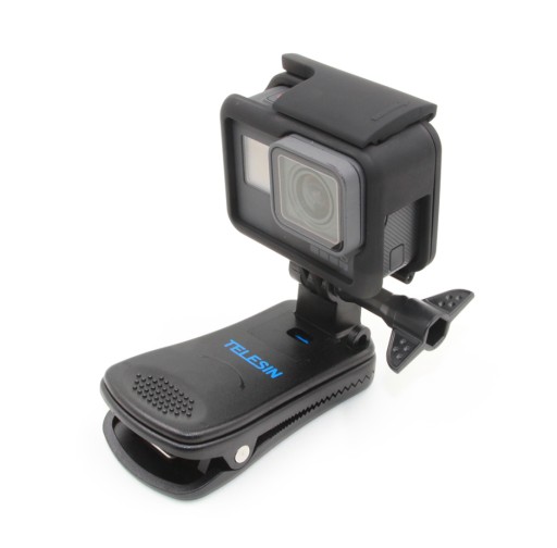 Держатель с зажимом, вращение на 360 градусов для GoPro HERO 12, 11, 10, 9, 8, 7, 6, 5, 4 MAX