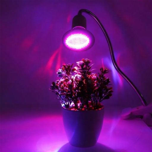ПАНЕЛЬНАЯ ЛАМПА 200 LED ДЛЯ ВЫРАЩИВАНИЯ РАСТЕНИЙ 20ВТ СИЛЬНЫЙ РОСТ КЛИП