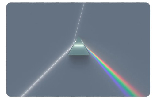 ОПТИЧЕСКАЯ ПРИЗМА ПОДАРОК ​​ФОТОГРАФУ - треугольная 50ммх30мм*30мм