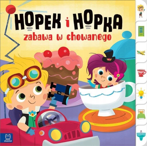 Хопек и Хопка играют в прятки. Коллективная работа.
