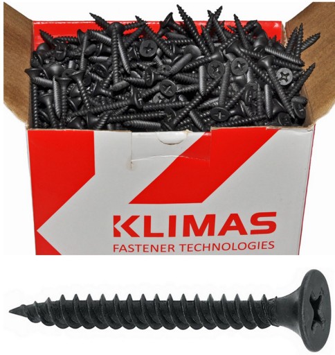 WKRĘTY DO METALU KARTON GIPS GK KSGM 3,5x35 1000sz
