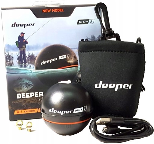 DEEPER PRO + 2 ECHOSONAR ОРИГИНАЛЬНЫЙ WIFI ЭХОНАР НОВЫЙ